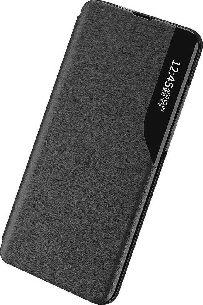 Hurtel Eco Leather View dėklas skirtas Samsung Galaxy A73, raudonas