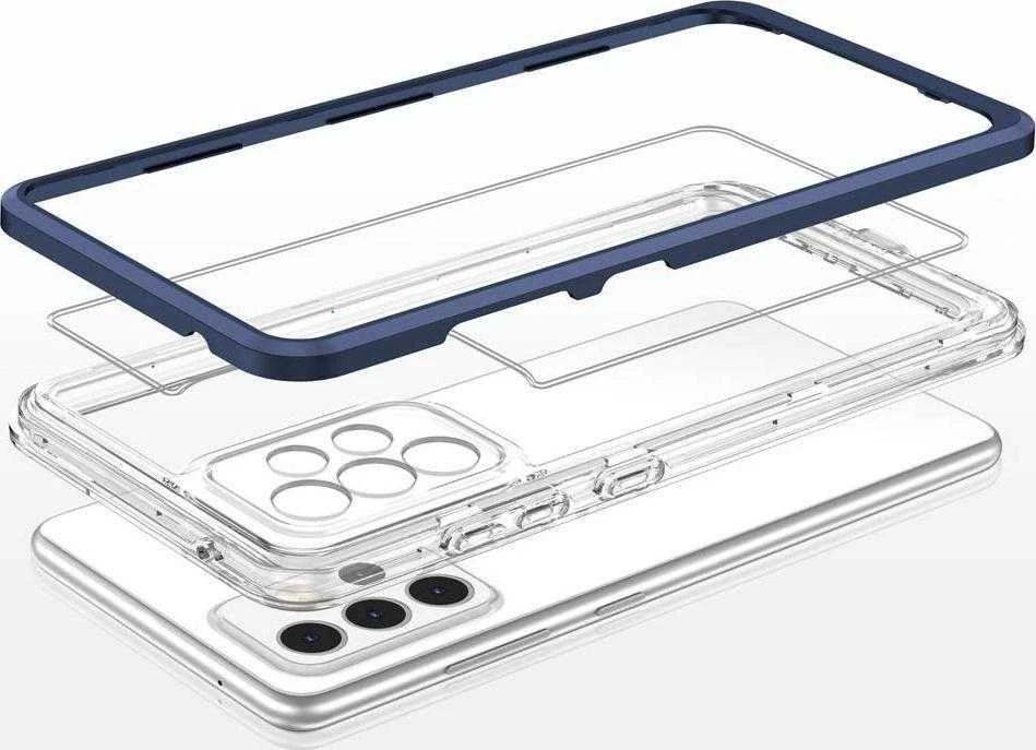 Hurtel Clear dėklas skirtas Samsung Galaxy A13 5G, mėlynas