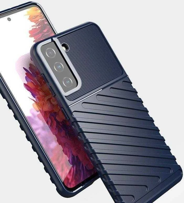 Hurtel Thunder dėklas skirtas Samsung Galaxy S22 + (S22 Plus), mėlynas