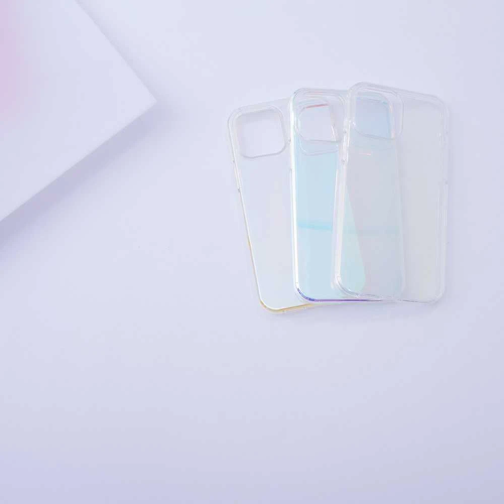 Hurtel Aurora Apple iPhone 13 Pro gel neon dėklas telefonui violetinės spalvos