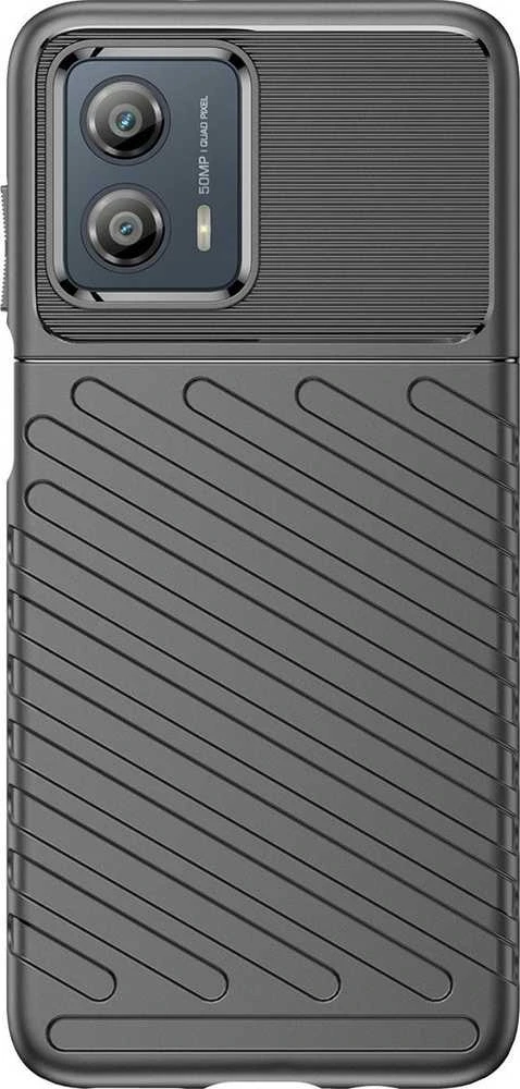 Hurtel Thunder Motorola Moto G53 silikoninis armor dėklas telefonui juodos spalvos
