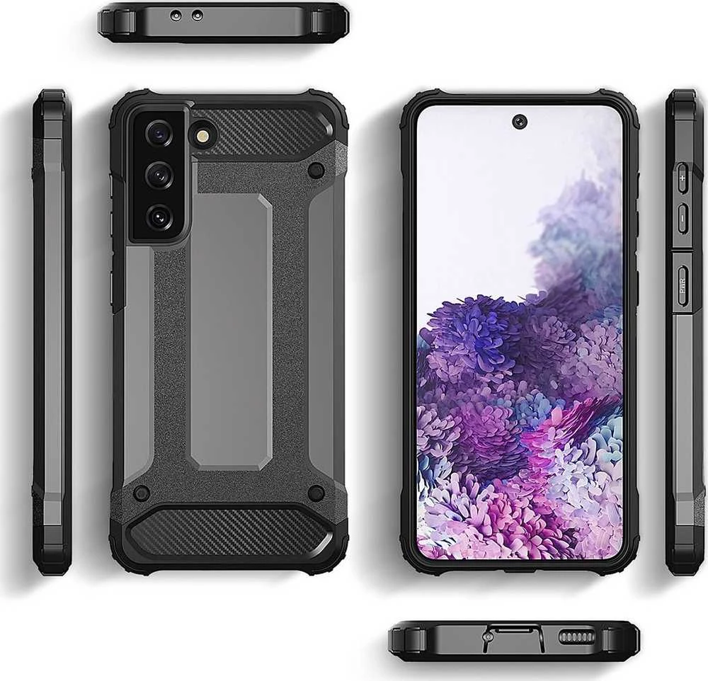 Hurtel Hybrid Armor dėklas skirtas Samsung Galaxy S23 Ultra, mėlynas