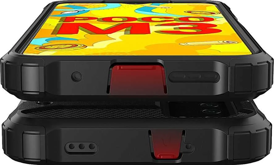 Hurtel Hybrid Armor dėklas skirtas Xiaomi Redmi Note 10 5G / Poco M3 Pro, auksinis
