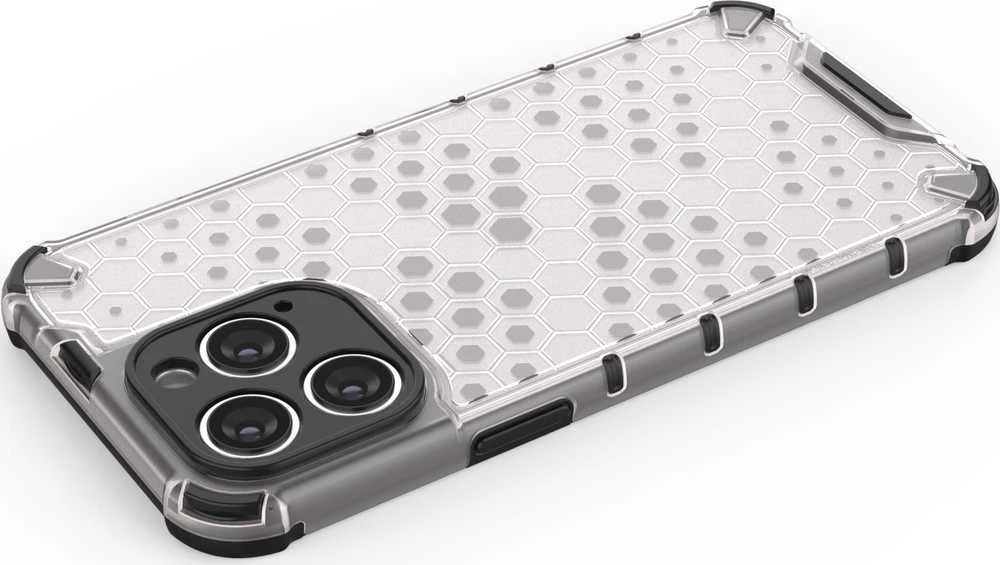 Hurtel Honeycomb dėklas skirtas iPhone 14 Pro Max, mėlynas