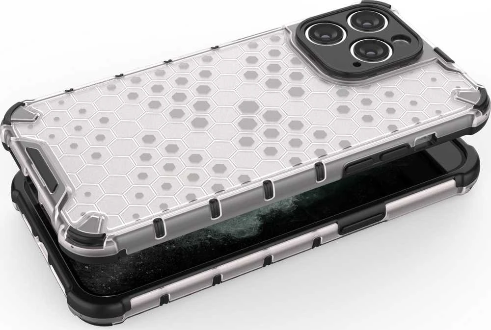 Hurtel Honeycomb dėklas skirtas iPhone 14 Pro Max, mėlynas