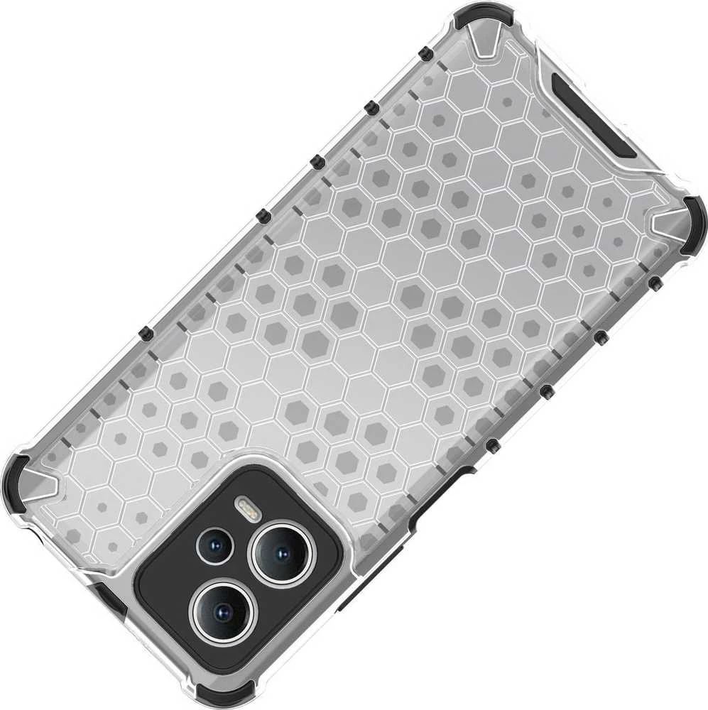 Hurtel Honeycomb Xiaomi Redmi Note 12 5G / Poco X5 5G armored hybrid dėklas telefonui juodos spalvos