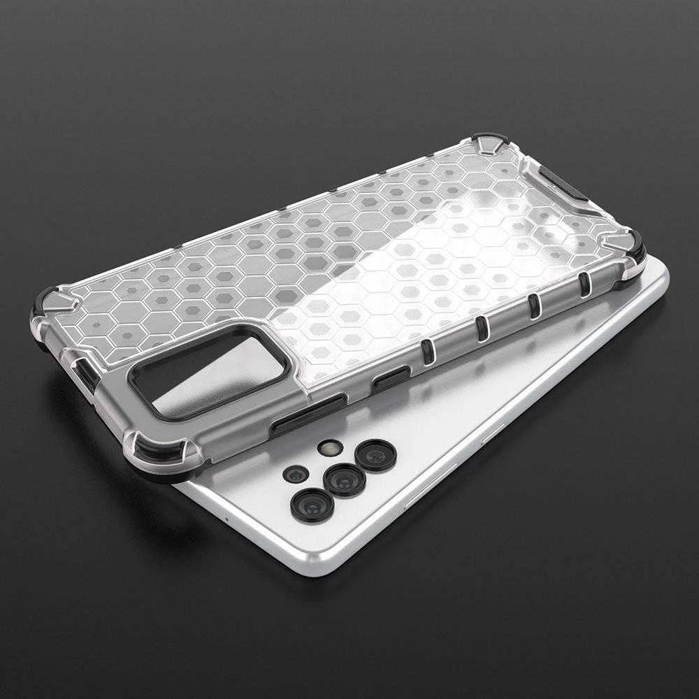 Hurtel Honeycomb dėklas skirtas Samsung Galaxy A03s (166.5), mėlynas