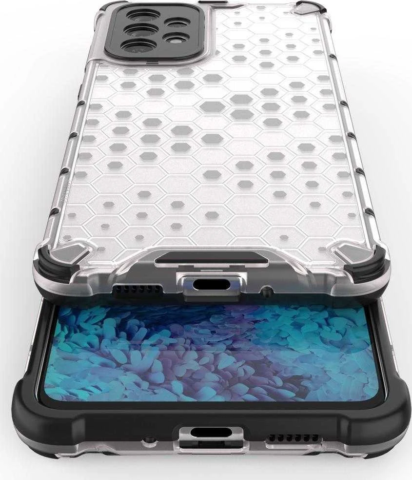 Hurtel Honeycomb dėklas skirtas Samsung Galaxy A73, mėlynas