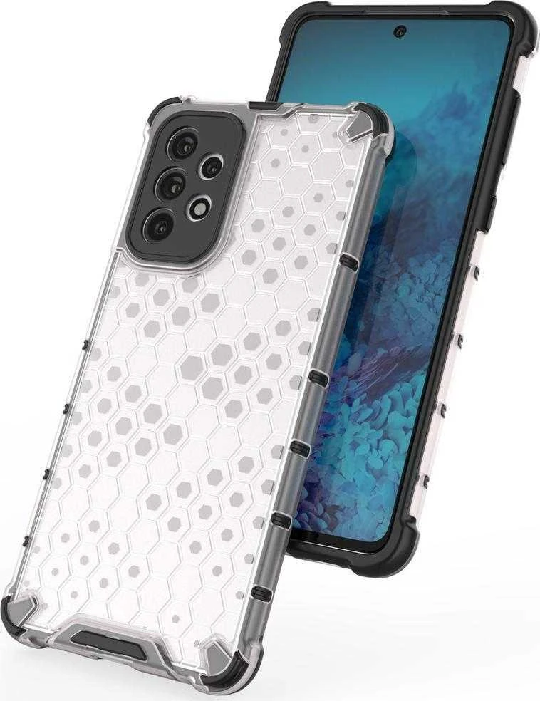 Hurtel Honeycomb dėklas skirtas Samsung Galaxy A73, mėlynas
