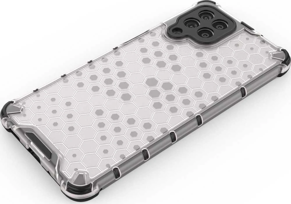 Hurtel Honeycomb dėklas skirtas Samsung Galaxy M53 5G, juodas