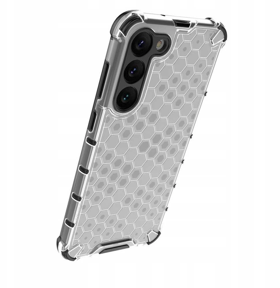Hurtel Honeycomb dėklas skirtas Samsung Galaxy S23 +, juodas