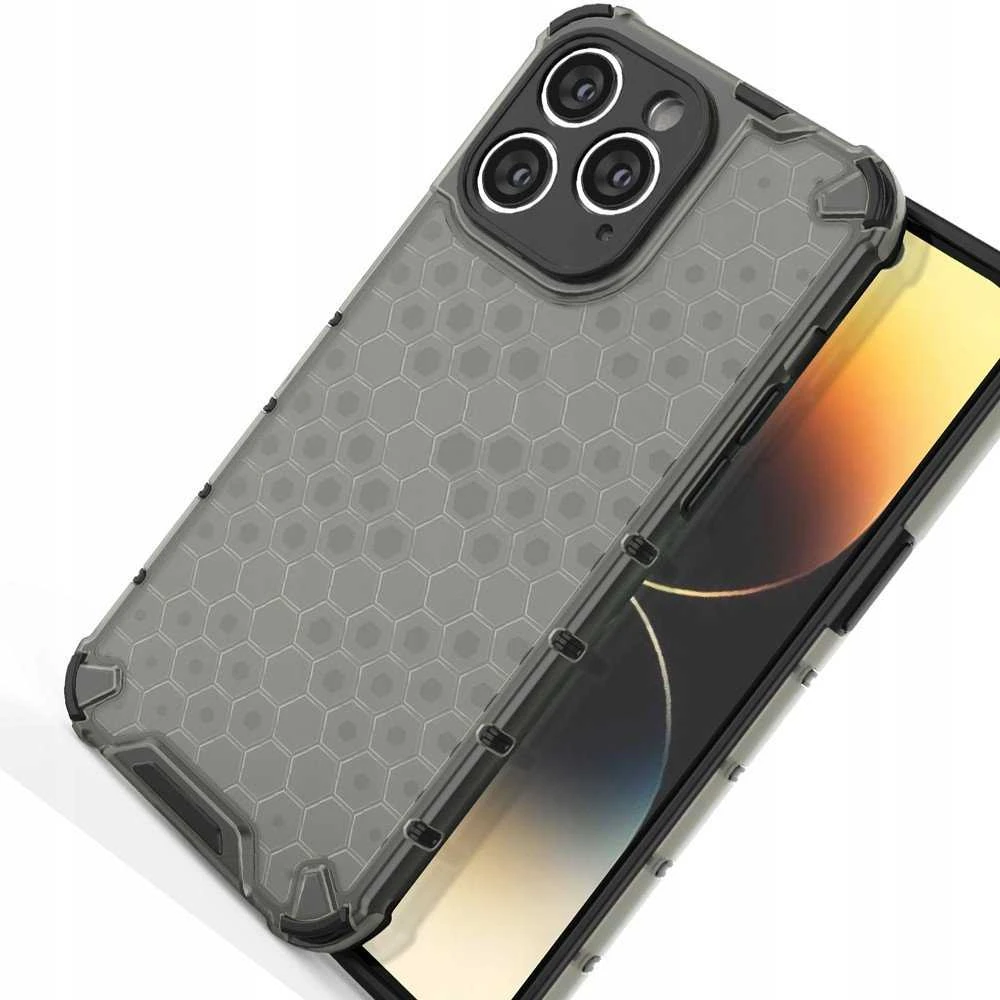 Hurtel Honeycomb dėklas skirtas iPhone 14 Pro, juodas