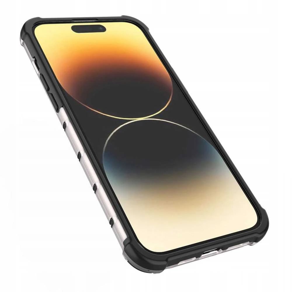 Hurtel Honeycomb dėklas skirtas iPhone 14 Pro, juodas