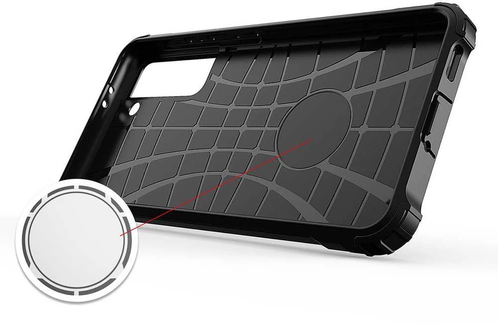 Hurtel Hybrid Armor dėklas skirtas Samsung Galaxy S23+, juodas