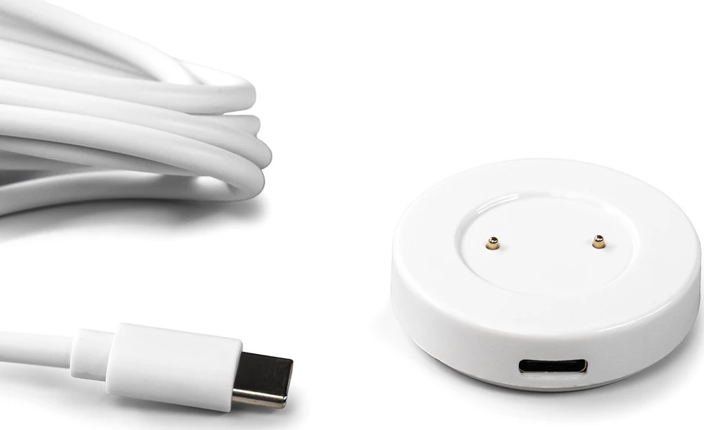 Hurtel Huawei“ išmanusis laikrodis su magnetiniu indukciniu įkrovikliu – baltas