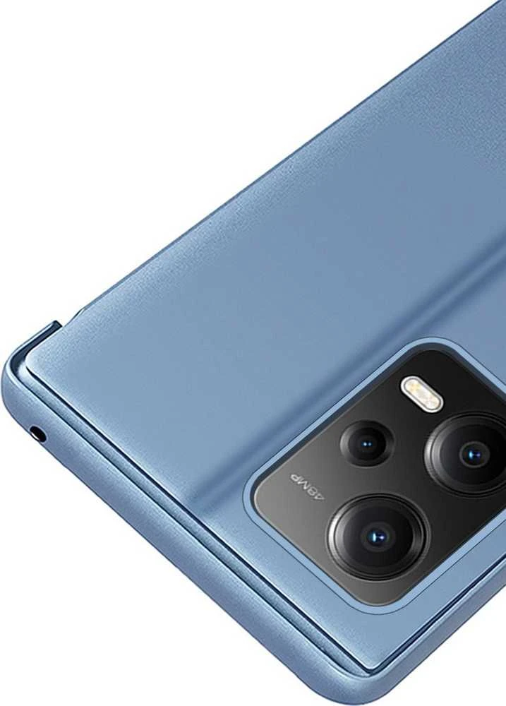 Dėklas Hurtel Glossy Su Flip Case, skirtas Xiaomi Redmi Note 12 5G / Poco X5 Pro 5G Clear View Case juoda