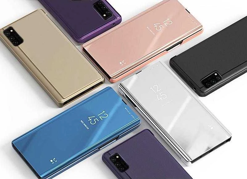 Hurtel Clear View Samsung Galaxy A03s (166.5) dėklas telefonui rožinės spalvos