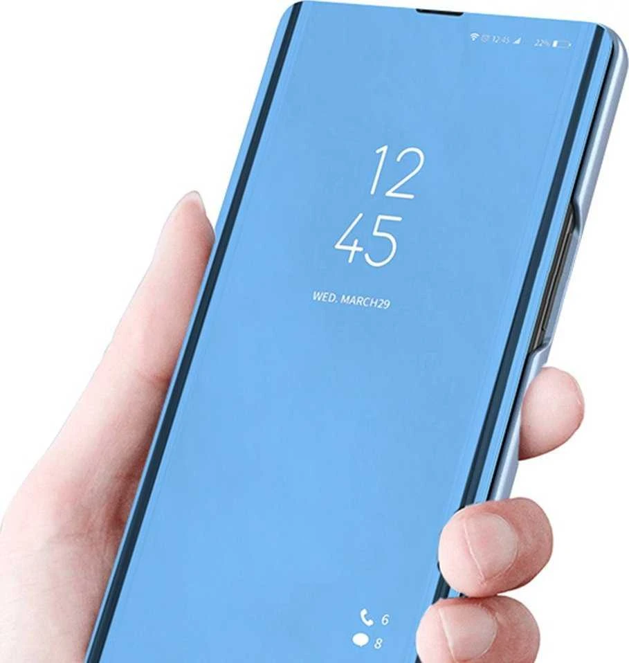 Hurtel Clear View Samsung Galaxy A24 4G atverčiamas dėklas telefonui juodos spalvos