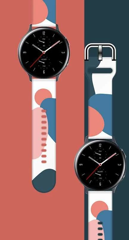 Hurtel Apyrankė Moro, skirta Samsung Galaxy Watch 46 mm silikoninio dirželio apyrankės raštas 10
