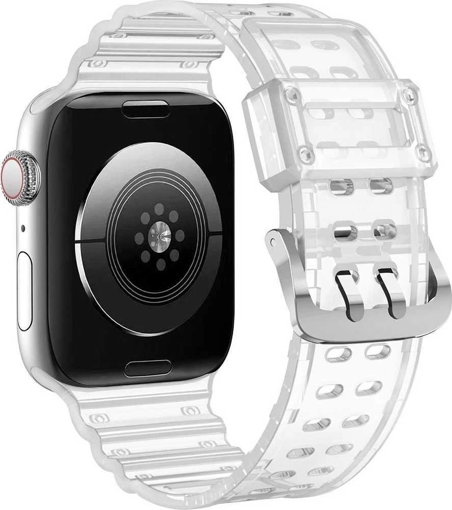 Hurtel Apyrankė Triple Protection Apple Watch SE, 9, 8, 7, 6, 5, 4, 3, 2, 1 (41, 40, 38 mm) skaidri
