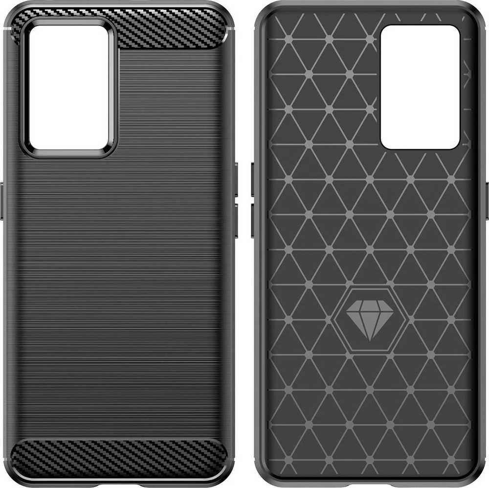 Hurtel Carbon dėklas skirtas Realme GT Neo 3, juodas