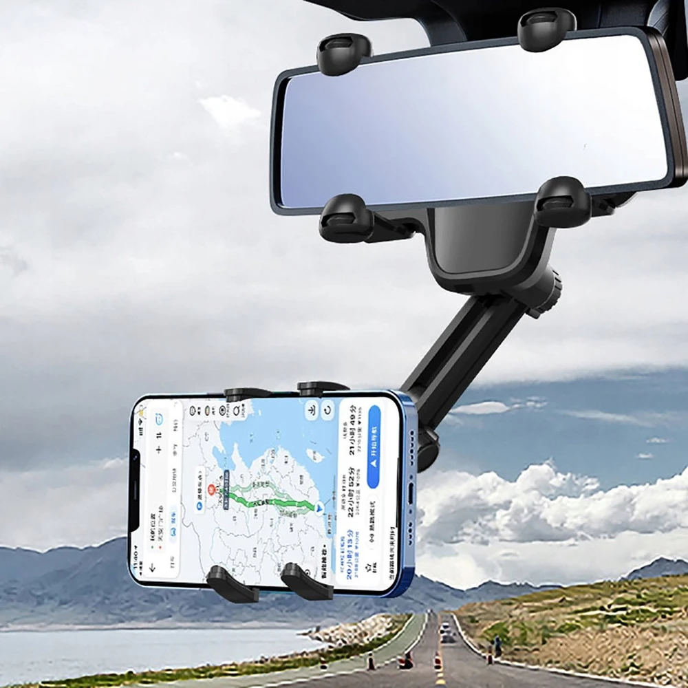 Hurtel Automobilinis laikiklis for the rearview mirror – juodos spalvos
