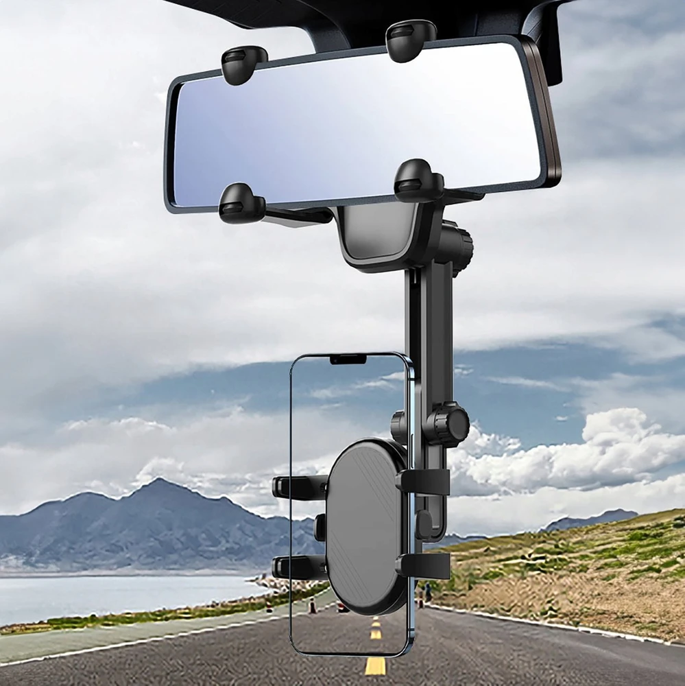 Hurtel Automobilinis laikiklis for the rearview mirror – juodos spalvos