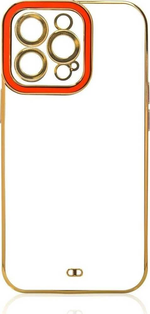 Hurtel Fashion dėklas skirtas Apple iPhone 12 Pro Max, auksinis/raudonas