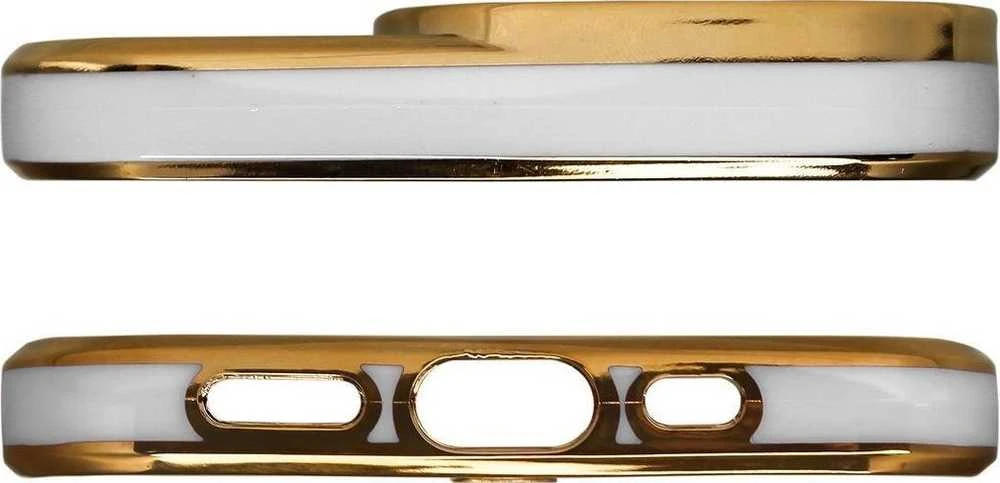 Hurtel Fashion dėklas skirtas Xiaomi Redmi Note 11 Pro, auksinis/baltas