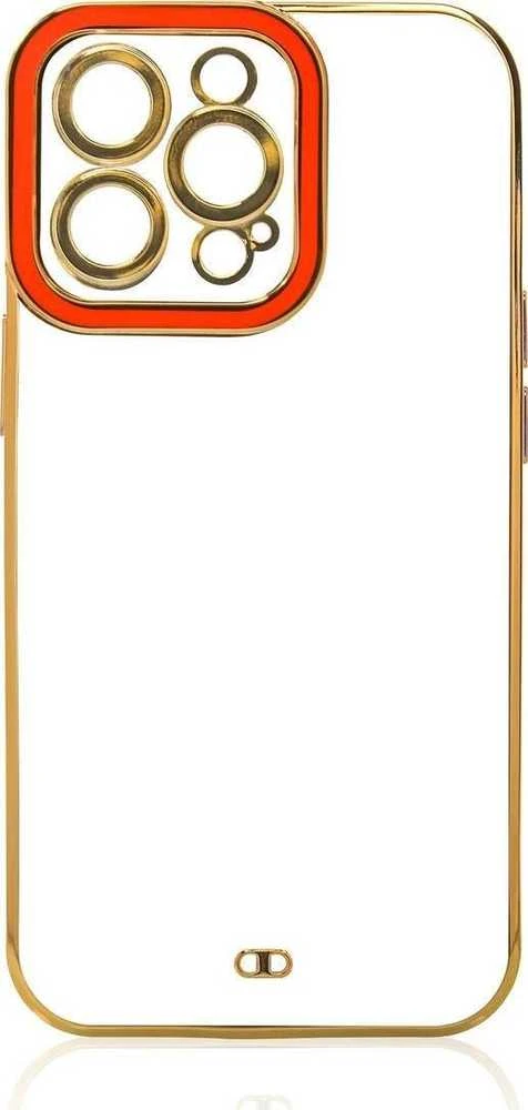 Hurtel Fashion dėklas skirtas Apple iPhone 13 Pro, auksinis/raudonas
