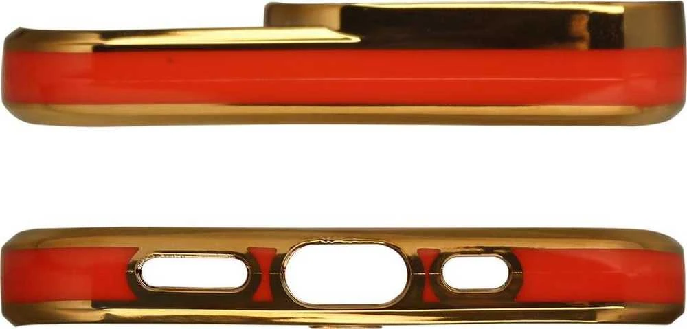 Hurtel Fashion dėklas skirtas Apple iPhone 13 Pro, auksinis/raudonas