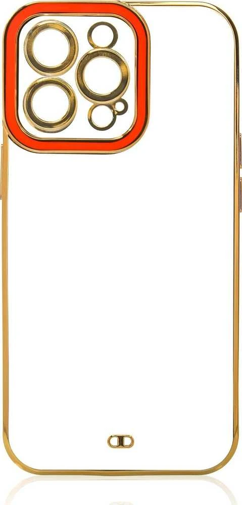 Hurtel Fashion dėklas skirtas Apple iPhone 13 Pro Max, auksinis/raudonas