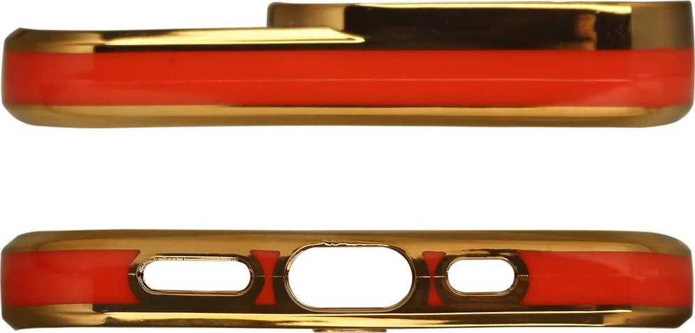 Hurtel Fashion dėklas skirtas Apple iPhone 13 Pro Max, auksinis/raudonas