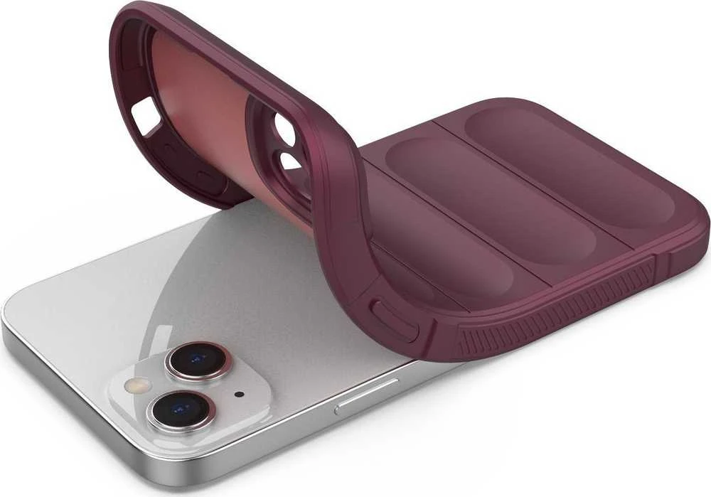 Hurtel Magic Shield dėklas skirtas iPhone 14 Plus, bordo