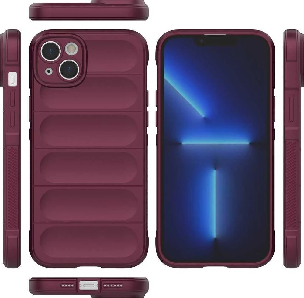 Hurtel Magic Shield dėklas skirtas iPhone 14 Plus, bordo