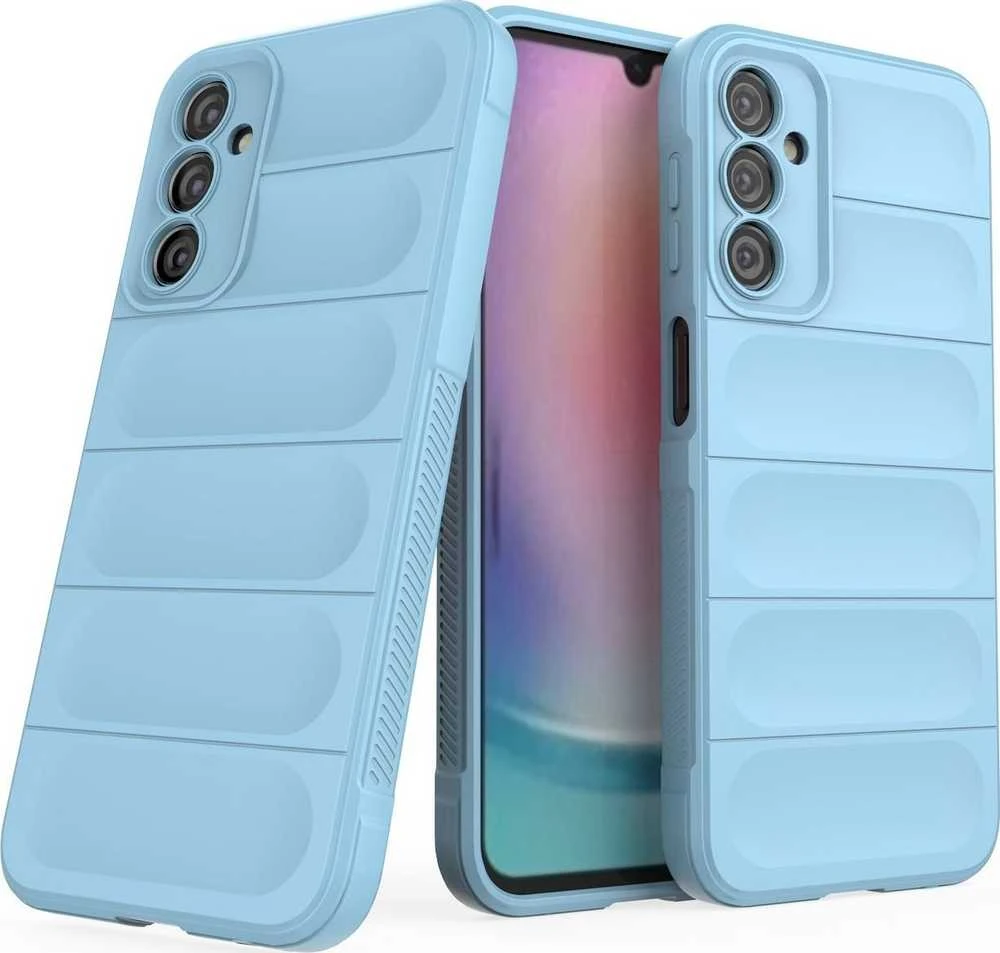 Hurtel Magic Shield Samsung Galaxy A24 4G flexible armored light dėklas telefonui mėlynos spalvos