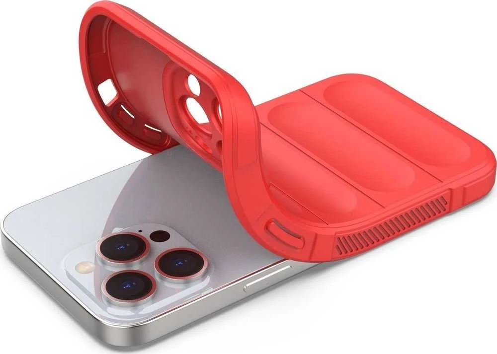 Hurtel Magic Shield dėklas skirtas iPhone 13 Pro, raudonas