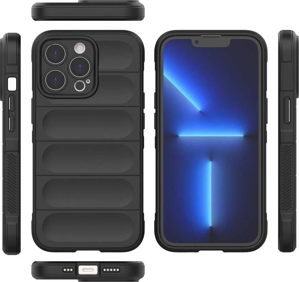 Hurtel Magic Shield dėklas skirtas iPhone 13 Pro Max, tamsiai mėlynas