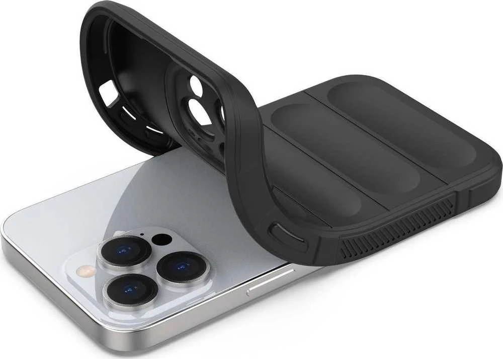 Hurtel Magic Shield dėklas skirtas iPhone 13 Pro Max, tamsiai mėlynas