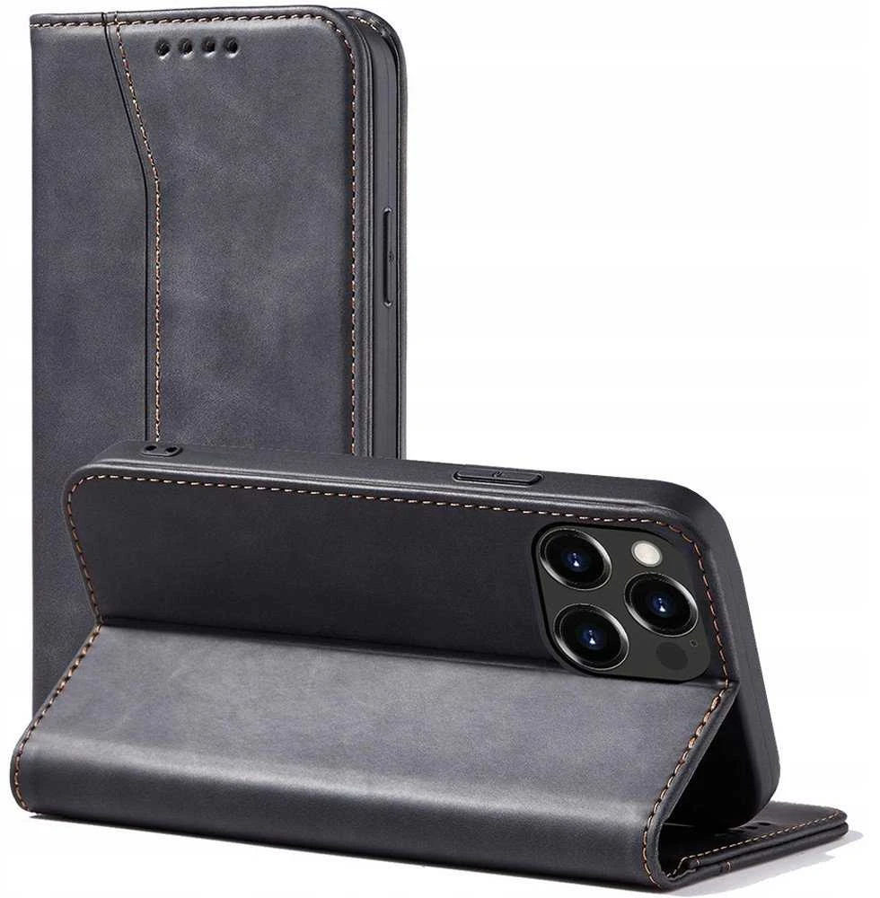 Hurtel Magnet atverčiamas dėklas skirtas iPhone 14 Pro, juodas