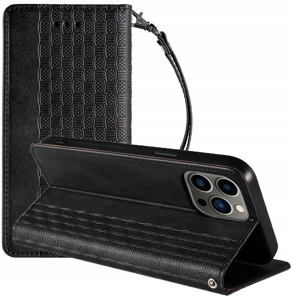 Hurtel Magnet Strap dėklas su dirželiu skirtas iPhone 14 Pro, juodas