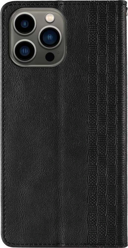Hurtel Magnet Strap dėklas su dirželiu skirtas iPhone 12 Pro Max, juodas
