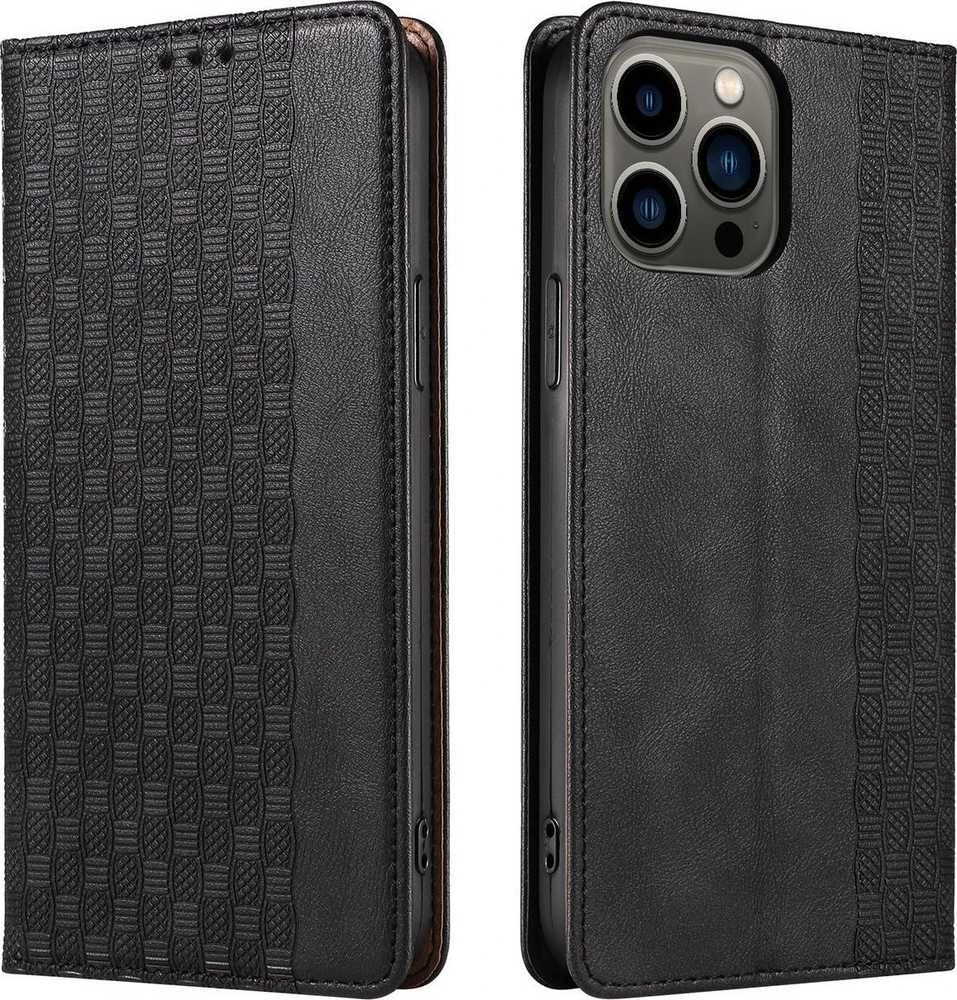 Hurtel Magnet Strap dėklas su dirželiu skirtas iPhone 12 Pro Max, juodas