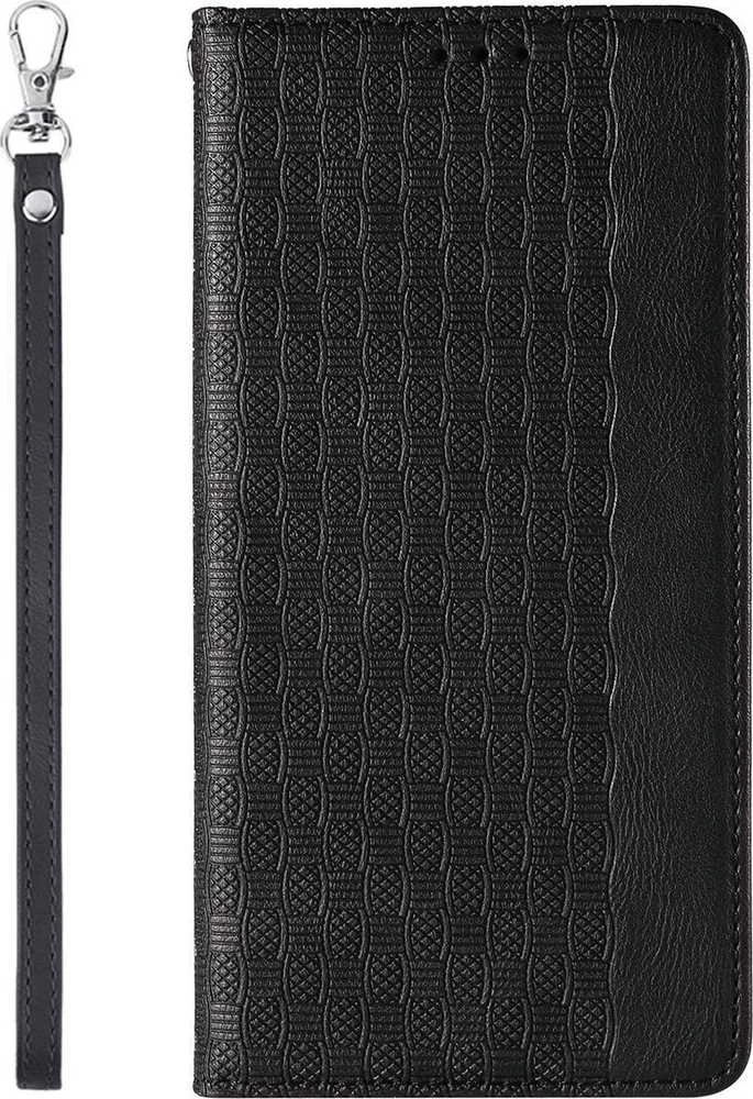 Hurtel Magnet Strap dėklas su dirželiu skirtas iPhone 12 Pro Max, juodas