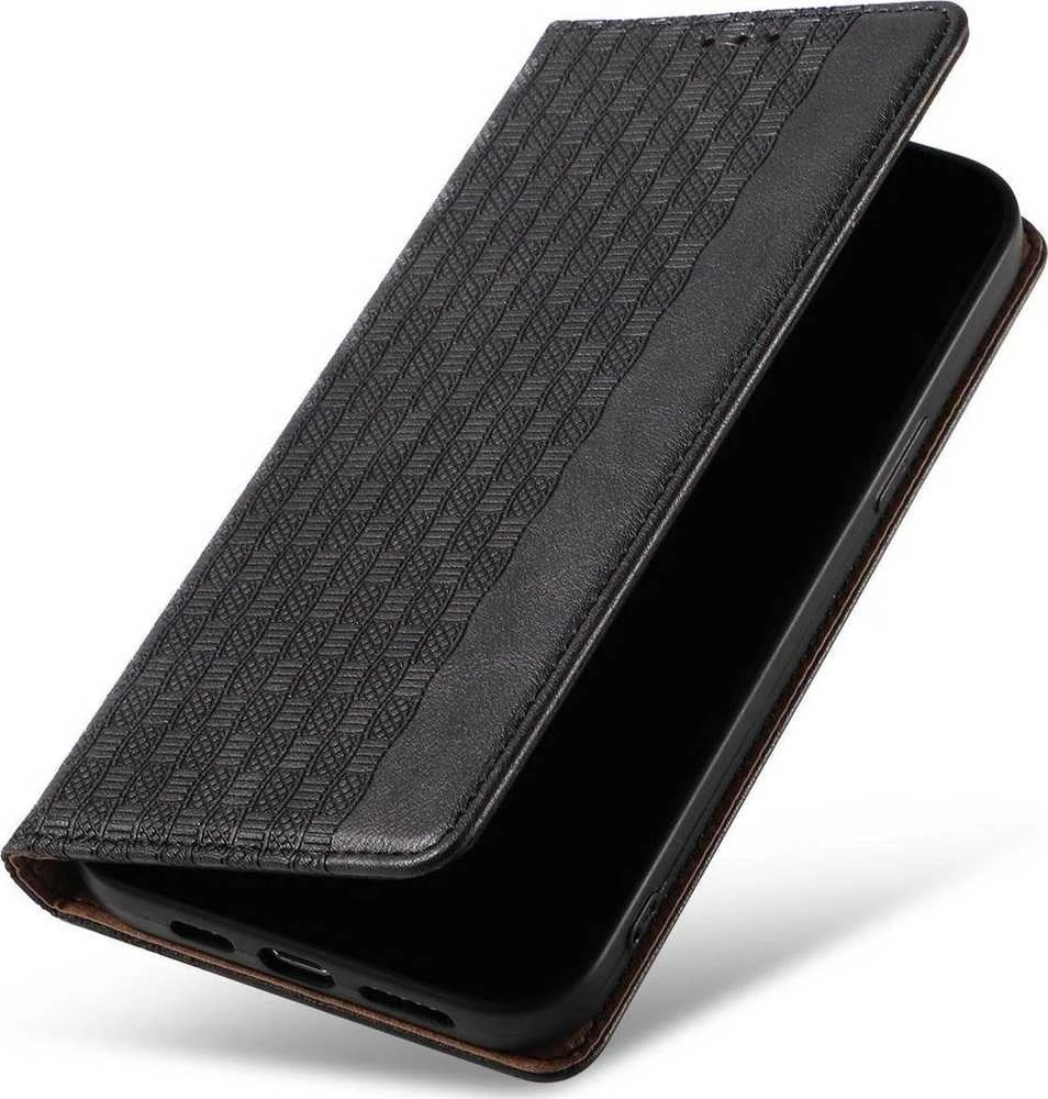 Hurtel Magnet Strap dėklas su dirželiu skirtas iPhone 12 Pro Max, juodas