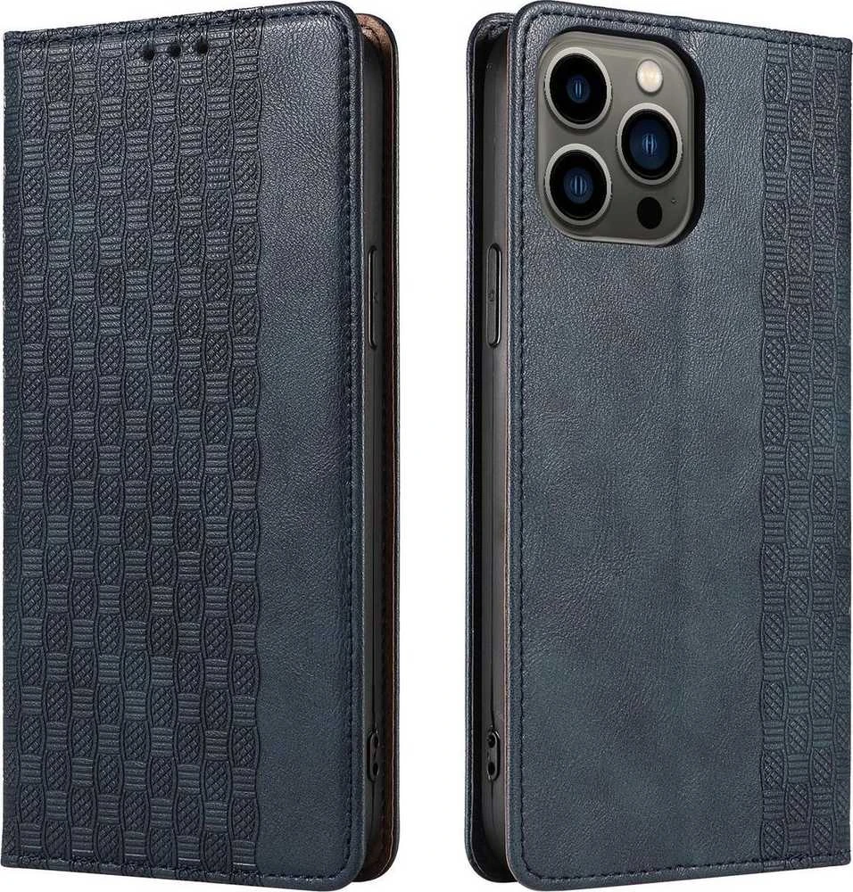 Hurtel Magnet Strap dėklas su dirželiu skirtas iPhone 13 Pro Max, mėlynas