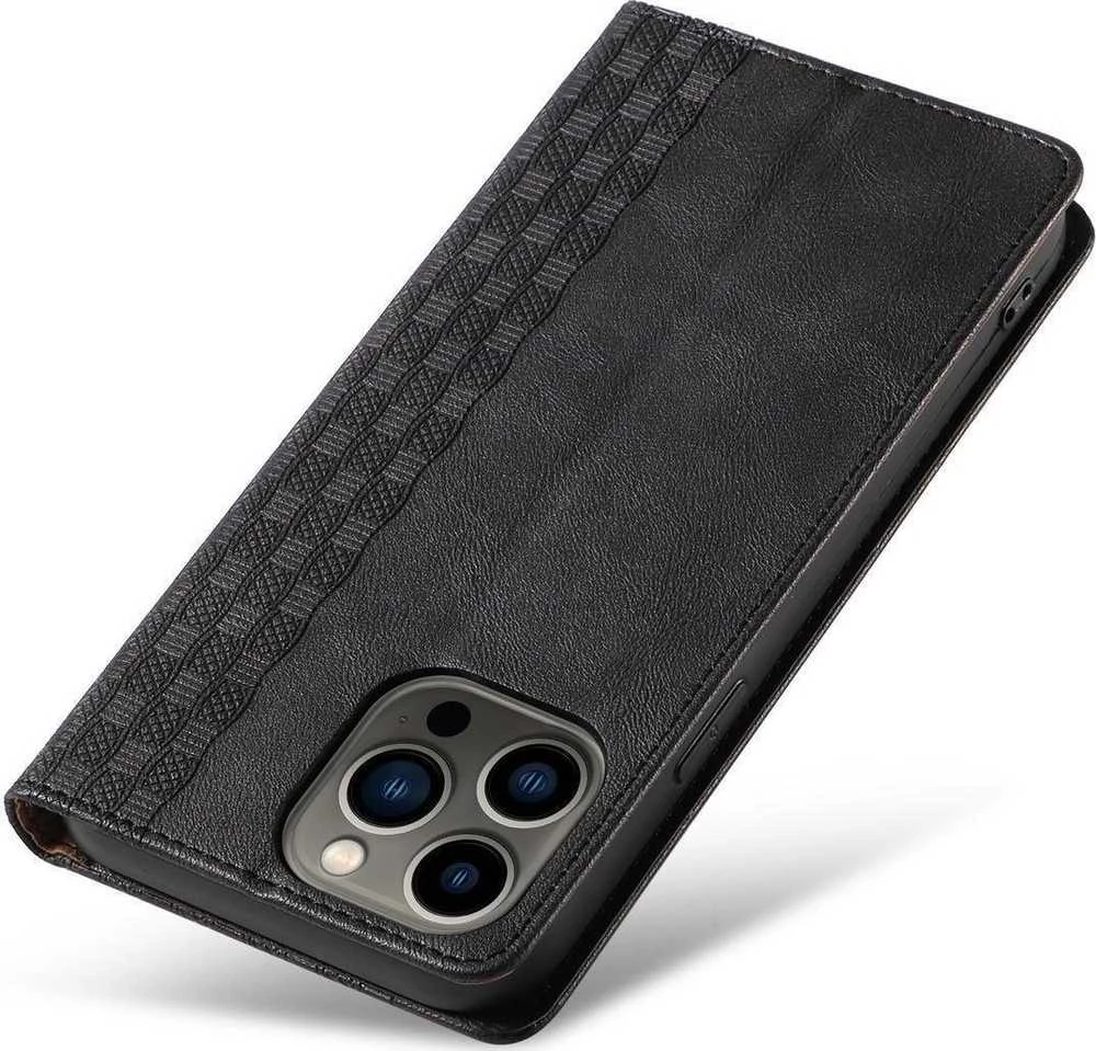 Hurtel Magnet Strap dėklas su dirželiu skirtas Samsung Galaxy S23 Ultra, juodas