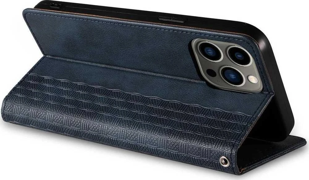 Hurtel Magnet Strap dėklas su dirželiu skirtas Samsung Galaxy S23 Ultra, mėlynas