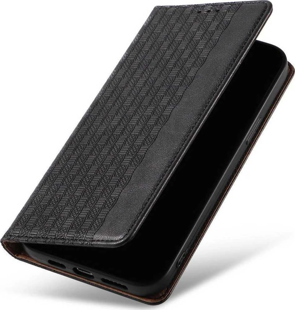 Hurtel Magnet Strap dėklas su dirželiu skirtas Samsung Galaxy S23 Ultra, juodas