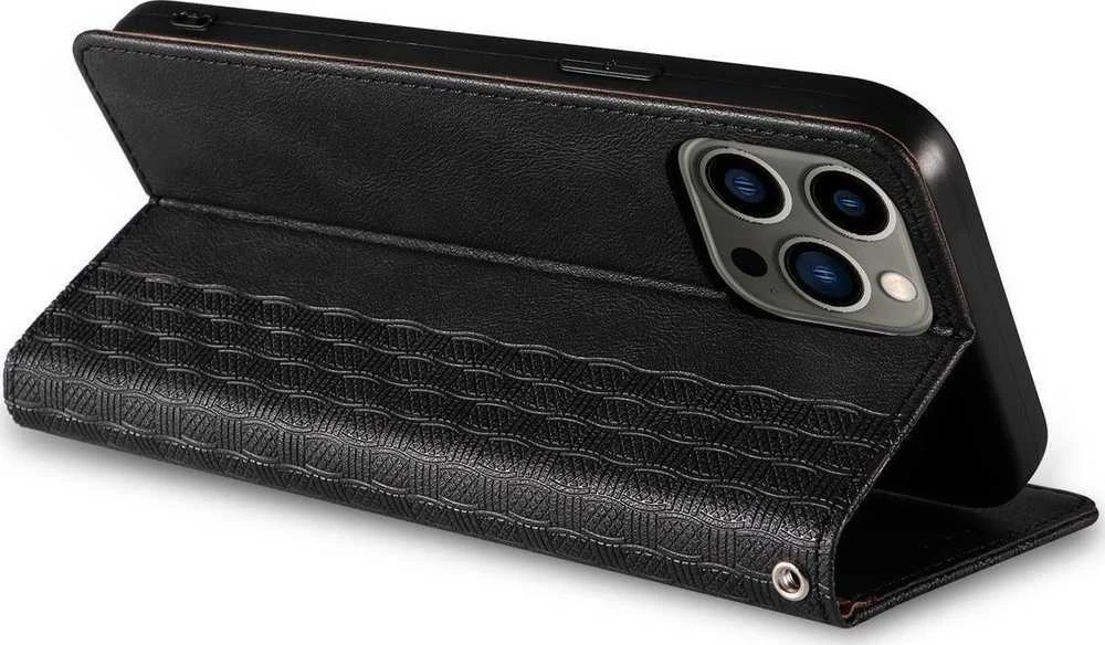 Hurtel Magnet Strap dėklas su dirželiu skirtas Samsung Galaxy S23, juodas